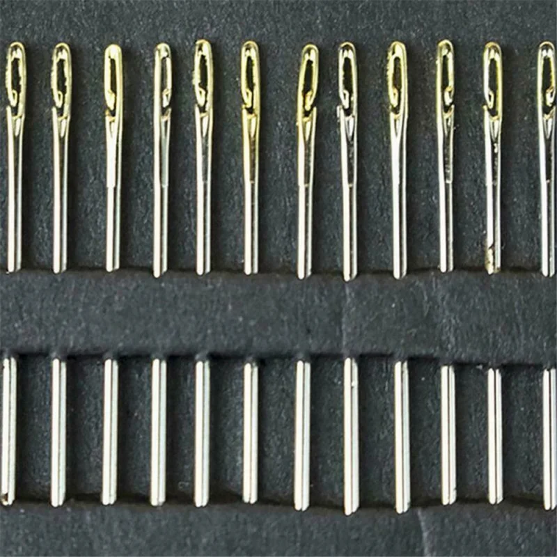 

12PCS Set One Second Self-Threading For Blind & Old People Needles Hand Sewing Needles For Home Household Tools B1