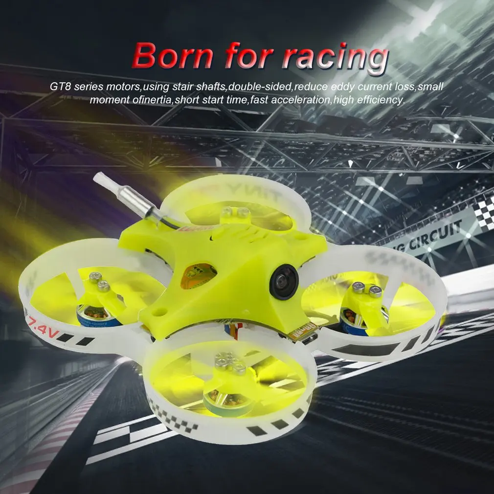 LDARC TINY GT8 V2 AC900 S-FHSS+ D16 FPV гоночный Дрон Betaflight F3 10A Blheli_S 800TVL Cam 5,8G 25mW VTX 2S приемник