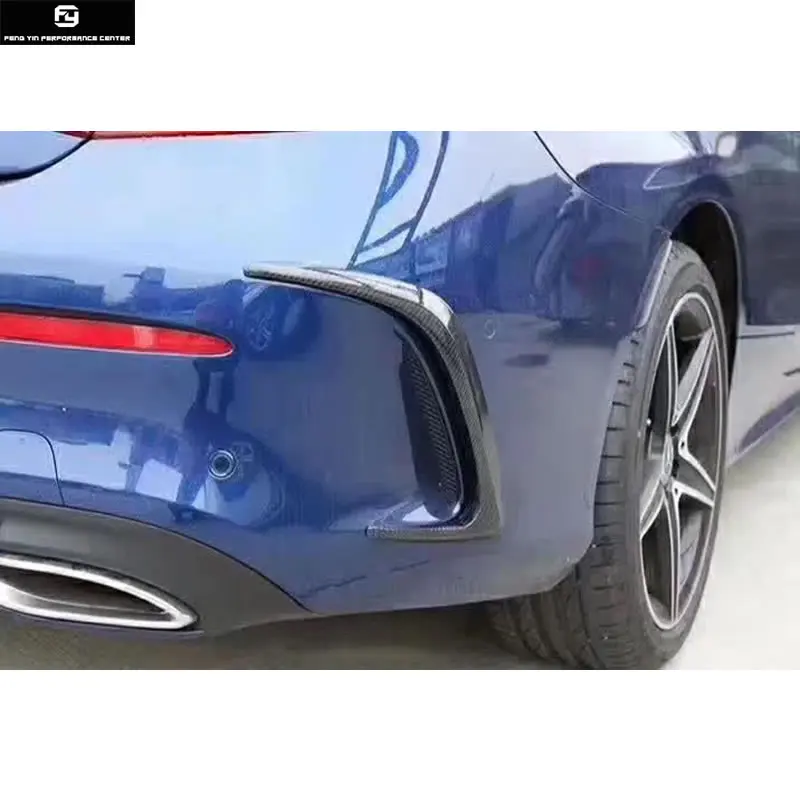 W205 coupe углеродное волокно авто заднее карбоновое волокно боковое крыло отделка вентиляционных отверстий крыло для Mercedes Benz W205 C300 15-18