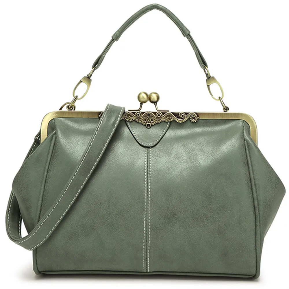Women Handbag Brand Women Messenger Bags Europe Style Retro PU Leather Shoulder Bag Fashion Women Bags XKX04 2