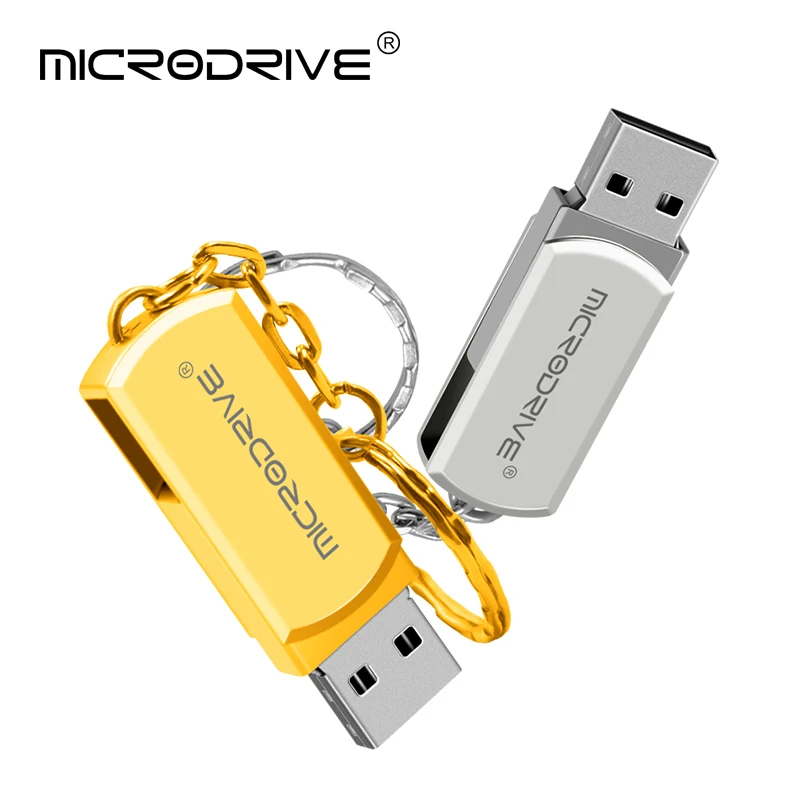 Серебристая металлическая usb флешка Флешка 128 Гб 64 ГБ 32 16 4 мини карта памяти