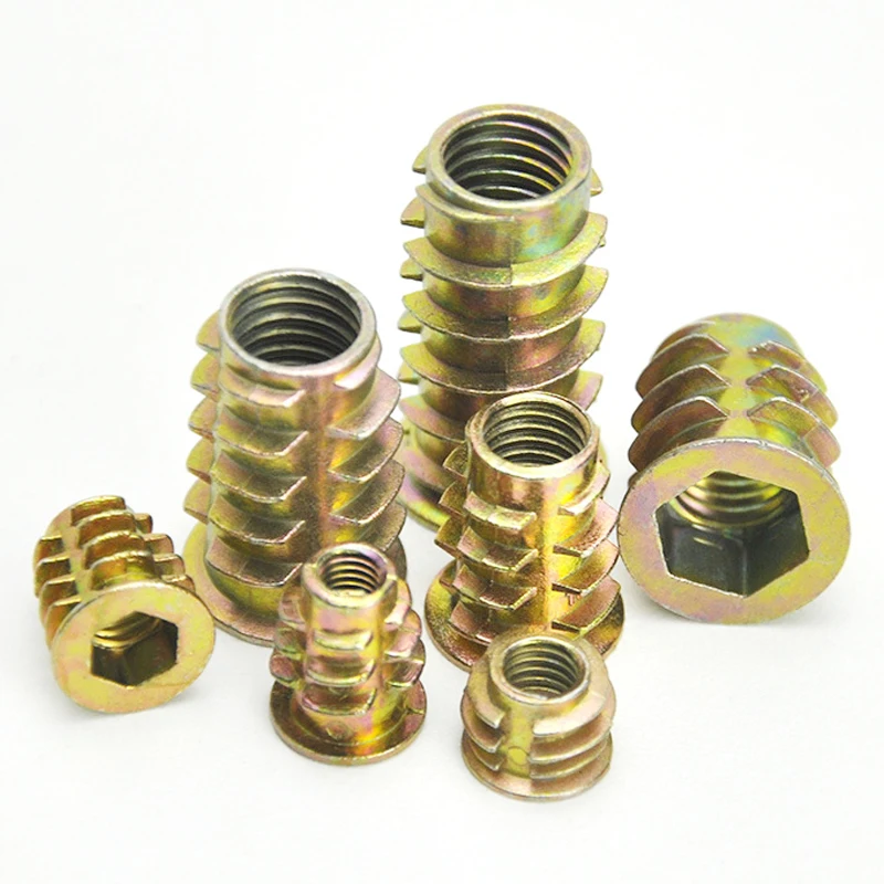 Insert Nut 50pcs/lot Zinc Alloy for Furniture