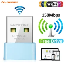 Free Driver 150M Mini USB WiFi Adapter WiFi Lan antenna Wireless
Computer Network Card RTL8188GU LAN wi-fi adapter wifi receiver