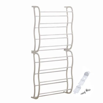

AFBC Shoe Cabinet Door Hanging Shoe Rack Hook Shelf Rack Holder Storage Organizer Cabinet