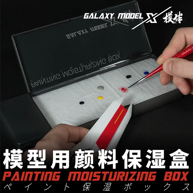 Model coloring tools Moisturizing Box Pigment Durability Coloring palette Hobby model tool 1