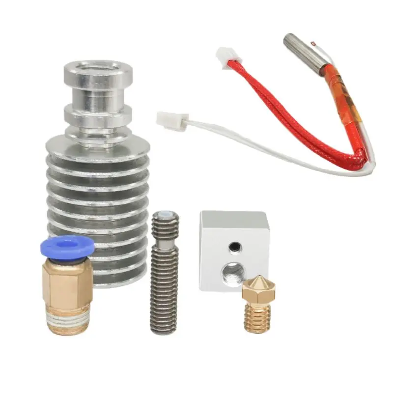 1 комплект прочных головок V5 J Hotend экструдер Горячий Конец комплект для Anycubic I3 Me-ga 3D принтер запчасти аксессуары 1 комплект прочных головок V5 J Hotend экструдер Горячий Конец комплект для Anycubic I3 Me-ga 3D принтер запчасти аксессуары