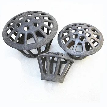 

Roof Downpipe Filter iron Gutter Floor Drain Anti-blocking balcony Downspout Strainer 75-160mm Grille PVC Pipe Insert Net Cover