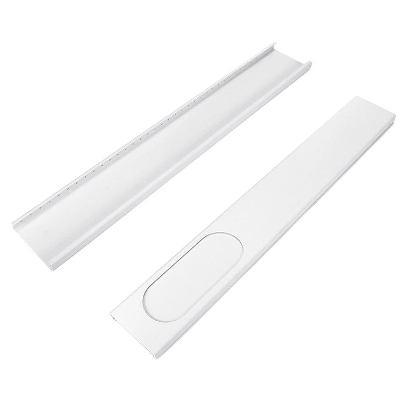 

HOT!2Pcs Durable Adjustable 1M Air Conditioner Window Slide Plate Exhaust Hose Tube Connector Kit for Air Conditioner