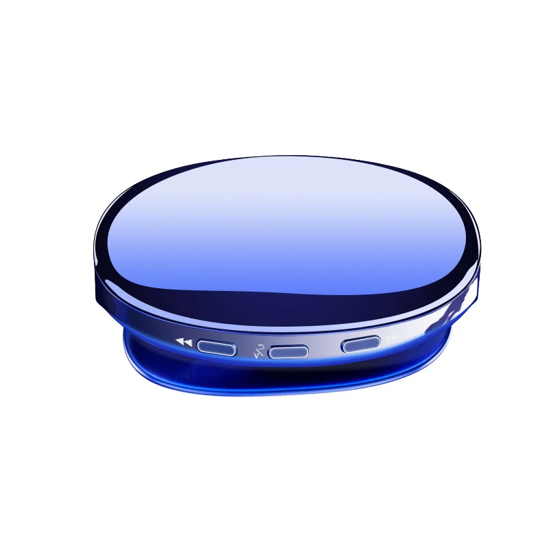 blue Portable Bluetooth MP3 Player Long Standby Lossless Noise Reduction Music Play With 8GB Storage Capacity Display The Lyrics - Цвет: blue