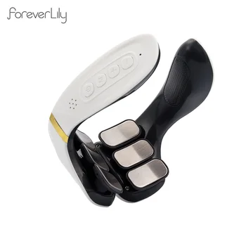 

6-Zone Neck Massager Cervical Spine Back Muscle Relaxation Machine Relief Pain Device Six Heads Hammer Kneading Vertebra Impulse