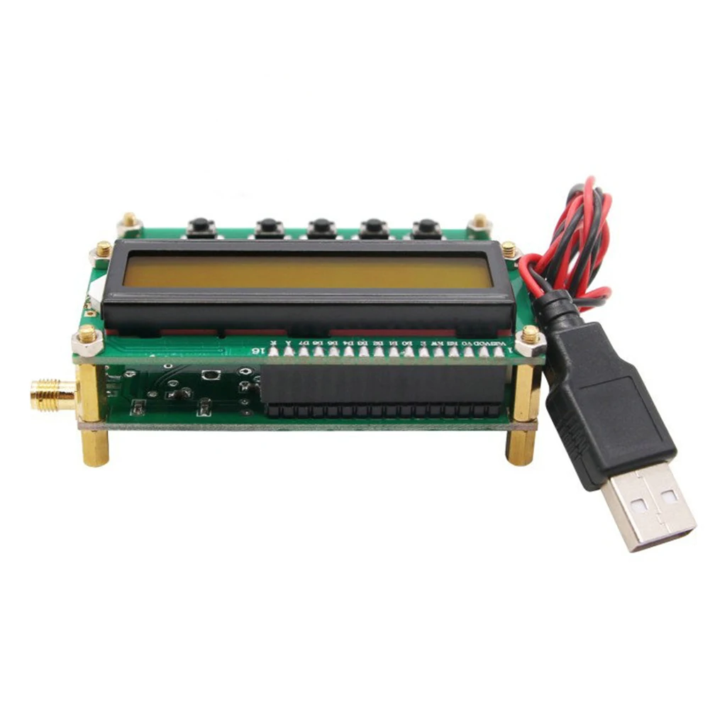 35 МГц-4400 МГц RF генератор сигналов источник сигнала ADF4351 VFO HXY D6 V1.02 генератор сигналов с одночиповым микрокомпьютером ядро
