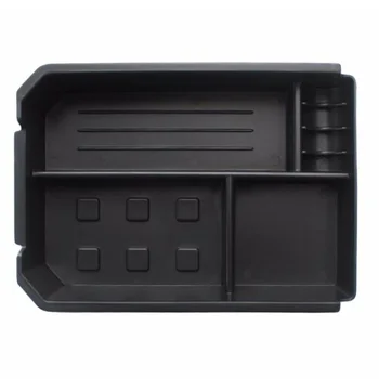 

For Toyota RAV4 2013-2017 Storage Box ABS Black Parts Car Center Console