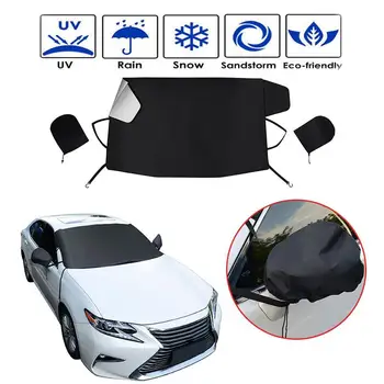 

Foldable Windshield Sunshade Sunscreen Shield Cover Portable Windshield Snow Block for Car Protector Winter