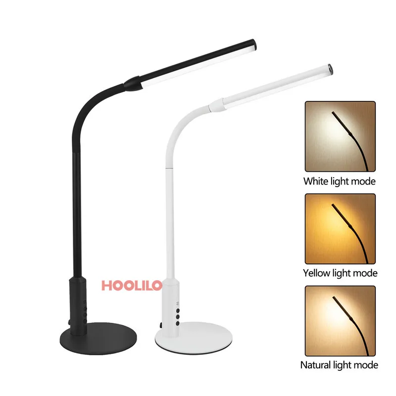 

Led Desk Lamp Office 5v/2A Usb Port Remote Control Timer Night Light Table Lamps for Living Room 3 Colors CCT 10-level Dimmer