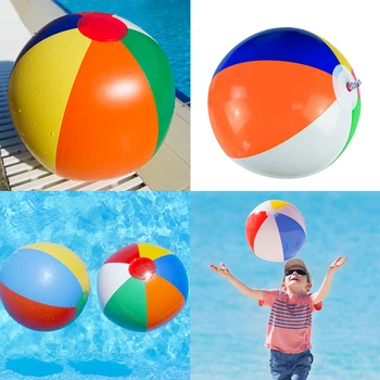 

1/2/3Pcs 25cm Inflatable Beach Ball Adult Kids PVC Ball Toys Inflatable Summer Pool Party Water Game Ball Hawaii Party Supplies