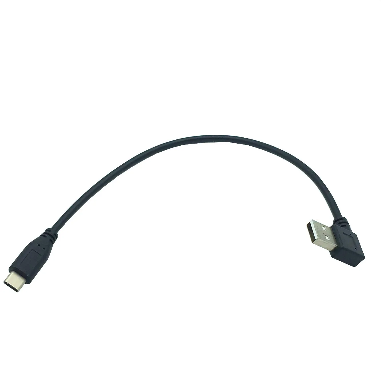 LeTV 1S Зарядный Кабель type-C кабель для передачи данных USB AM 90 ° локоть влево/type/c Кабель-адаптер 25 см