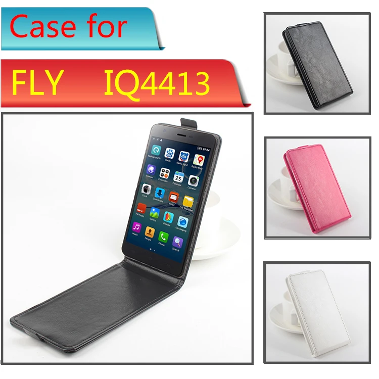 Чехол для Телефона FLY IQ4413 Flip деловая Стильная крышка чехол из кожи.|Бамперы| |