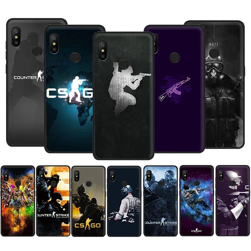 Силиконовый чехол для телефона EWAU Counter Strike cs go Xiaomi Redmi Note 4 4X 5 6 7 8 Pro 5A prime|Бамперы| |