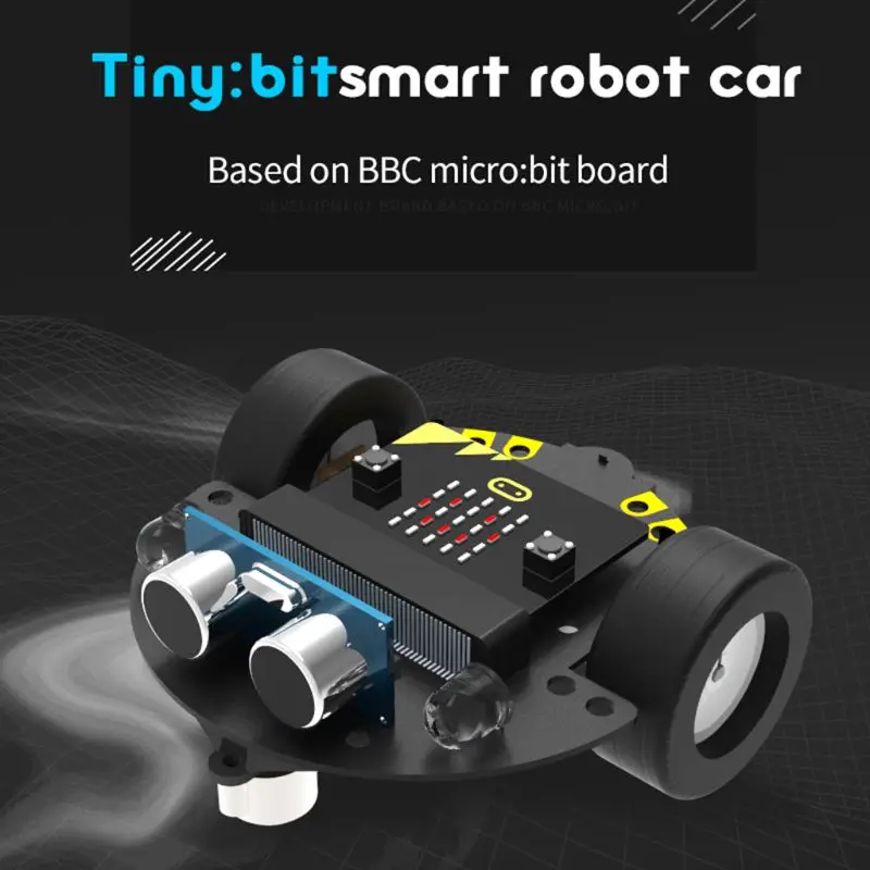 2019 Hot 1Set Micro bit Graphical Programming Robot Mobile Platform Smart Car V4 0 Support Line 1
