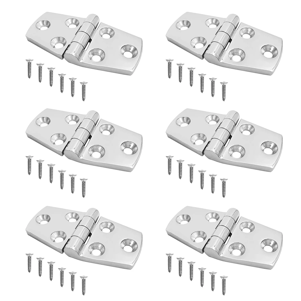 6x дверная петля 316 нержавеющая сталь Лодка шкаф якорь люк палуба DIY установка