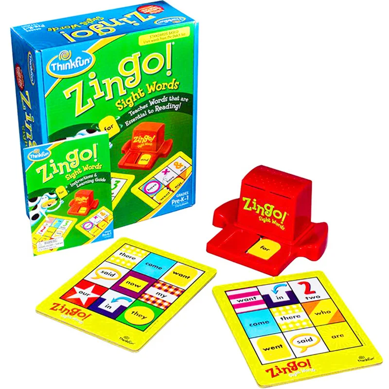 

ThinkFun Nimble Touch Word Sight Words Word Training Toy Zingo