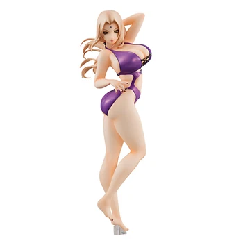 

Naruto Voluptuous Swimsuit Bikini Hokage Tsunade PVC Statue Action Figure Model Toys X3602