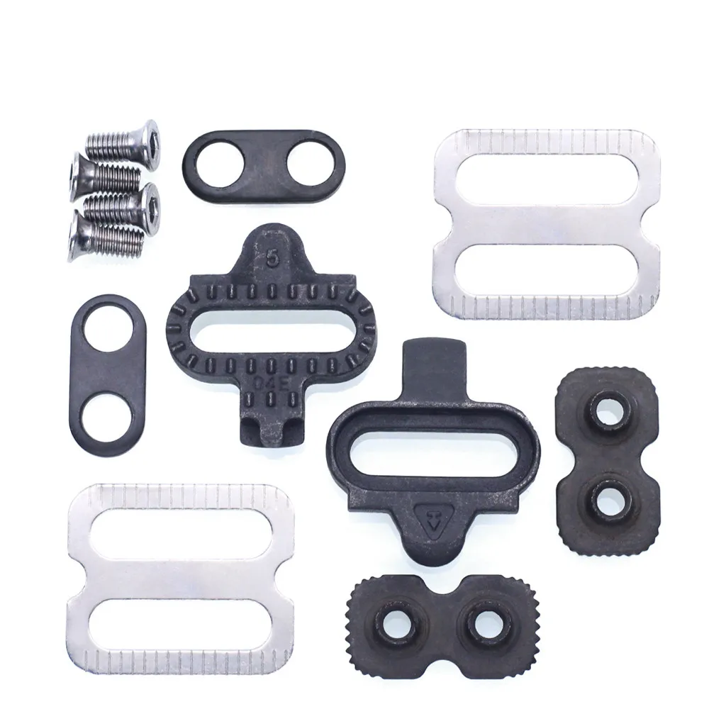SR-SPATS Mtb набор педалей велосипедные педали гайки плавающие пластины для SHIMANO SPD