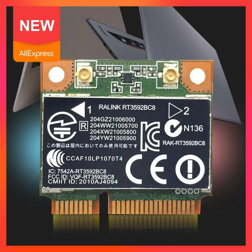 

RALINK Rt3592 rt3592bc8 Dual band 300Mbps Wifi half 4230s 4730s 4530s Card For hp Mini 4430s 630813-001 PCI-E Wireless SPS: C8L9