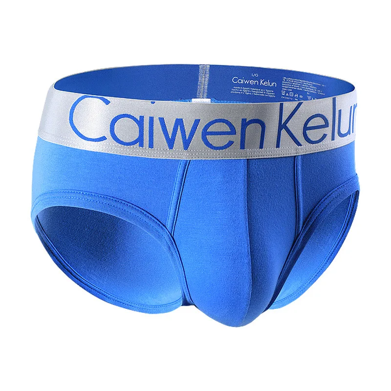 Men Underwear Pure cotton Triangle shorts head Sexy Breather Cool Underpants Comfortable Soft Men's Panties 4pcs Gift Box