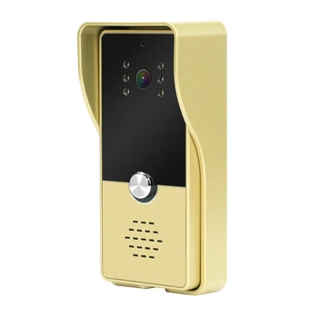 

Dragonsview Outdoor Doorbell for Wired Video Intercom Support Infrared Night Vision IP65 Waterproof Support Electric Lock Unlock