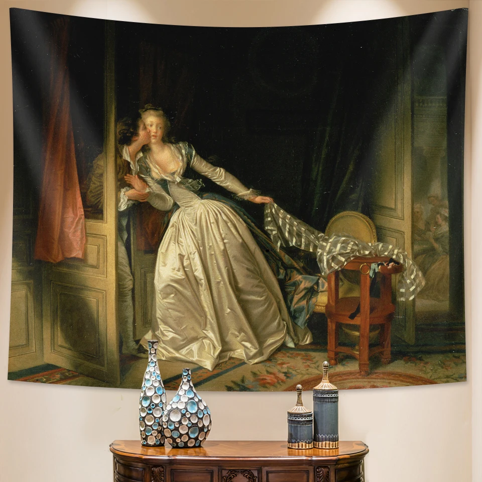 ABAKUHAUS Arazzo Parete Marino 150x110cm - Tessuto Morbido, Decorazione Camera Blu Ardesia - Foto 11