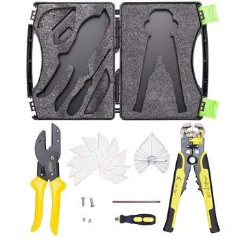 

2Pcs/Box Universal Angle Cutter Mitre Shear Scissors Terminals Wire Stripper Tools Set for Professional Cutting Tool