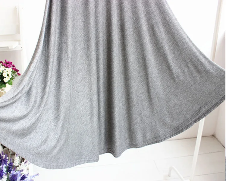 Skirt Women's New Style Modal High Waist Skirt Summer Korean-style WOMEN'S Wear Mid-length Half-length Dress