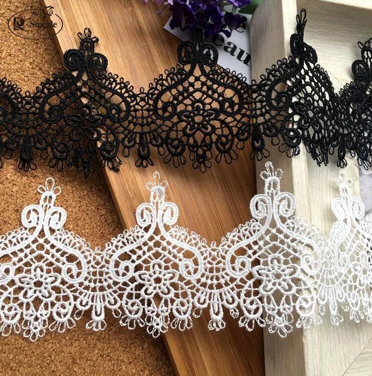5yards/lot Exquisite Water Soluble Embroidery Lace Wedding Dress First Yarn DIY Clothing Accessories RS1217 | Дом и сад
