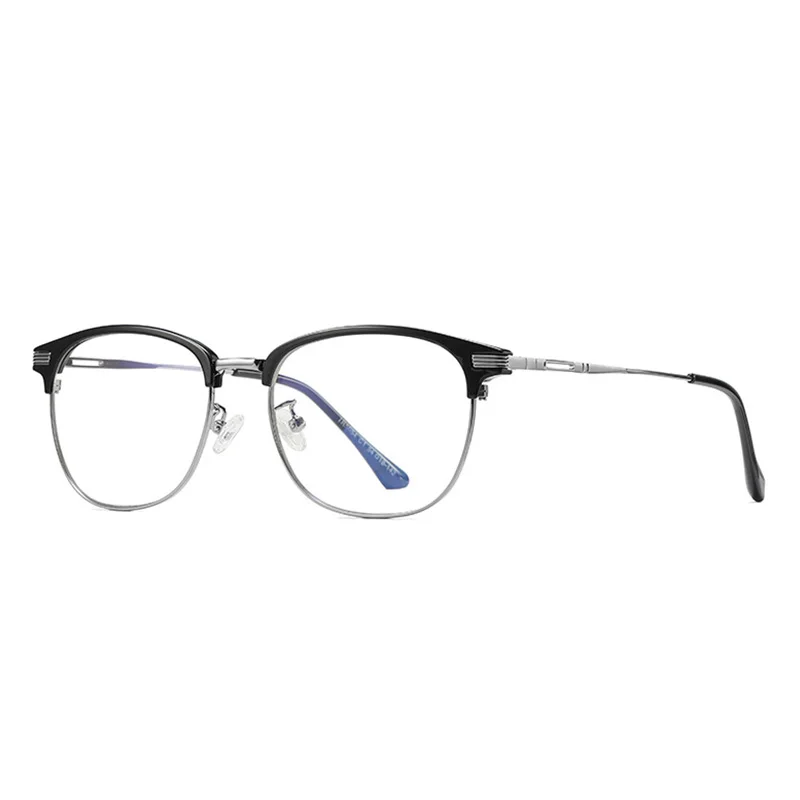 Black Gun RBENN Blue Light Blocking Glasses Women Men Anti Eye Strain Headache Computer Glasses Anti Blue Rays Gaming Eyewear UV400 - Цвет оправы: Black Gun