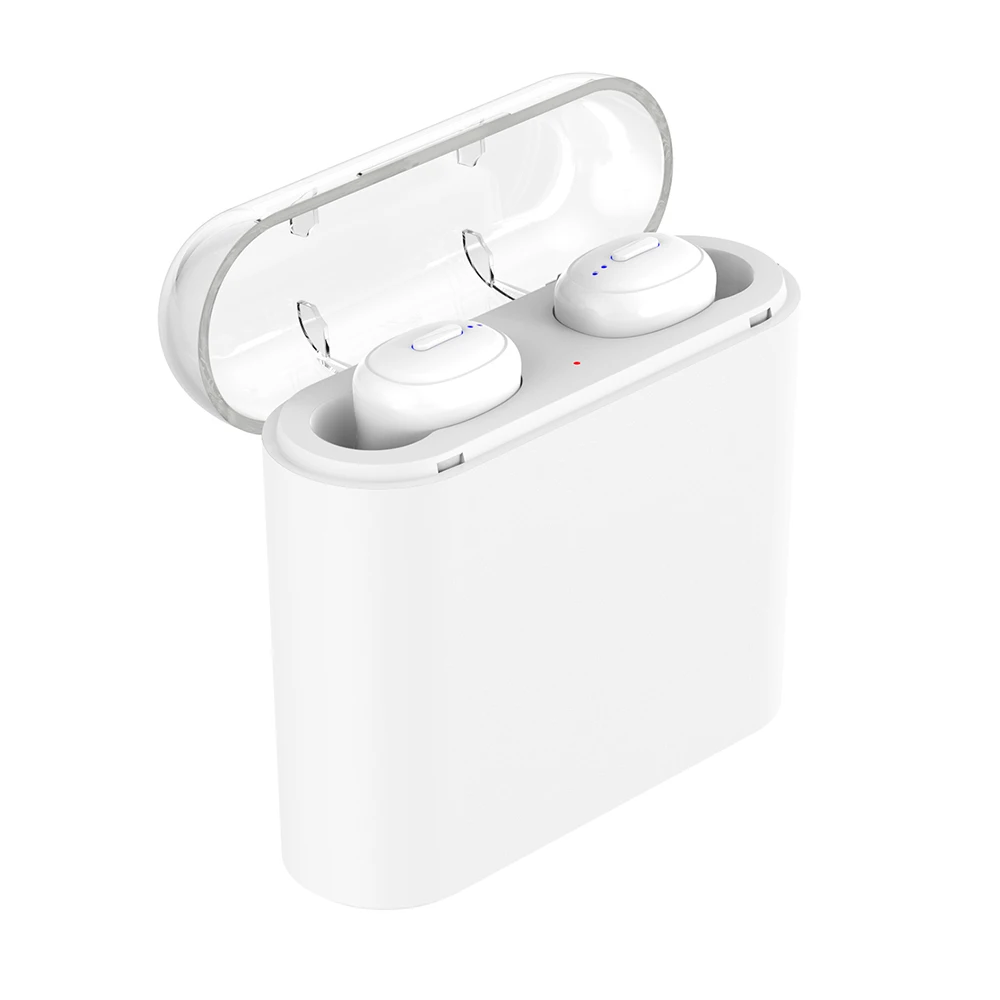 Мини беспроводные Bluetooth наушники TWS наушники шумоподавление Гарнитура внешний аккумулятор зарядное устройство 4000 мАч светодиодный цифровой дисплей 2200 мАч
