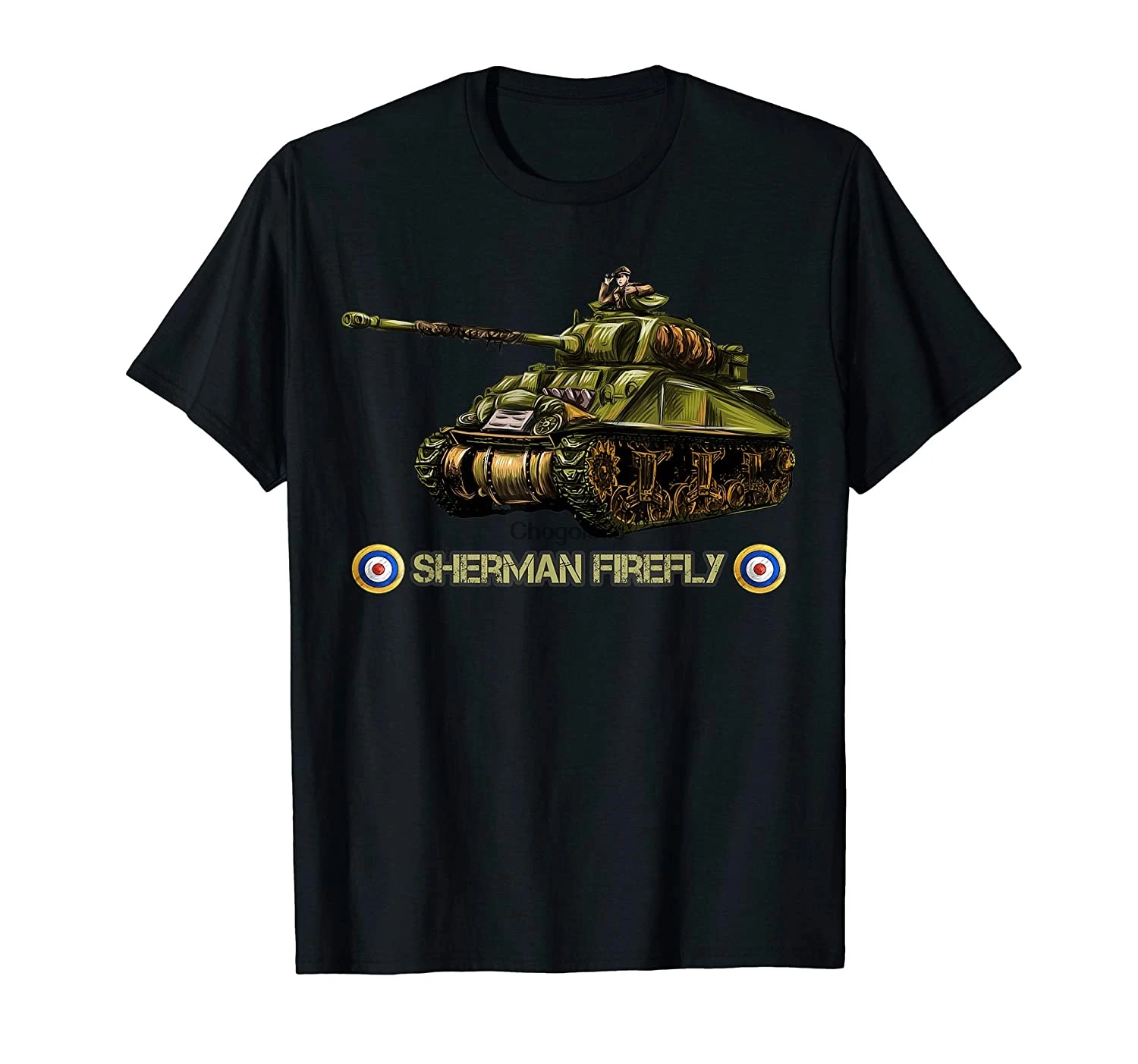 Футболка в подарок американский Танк американской армии Второй мировой войны