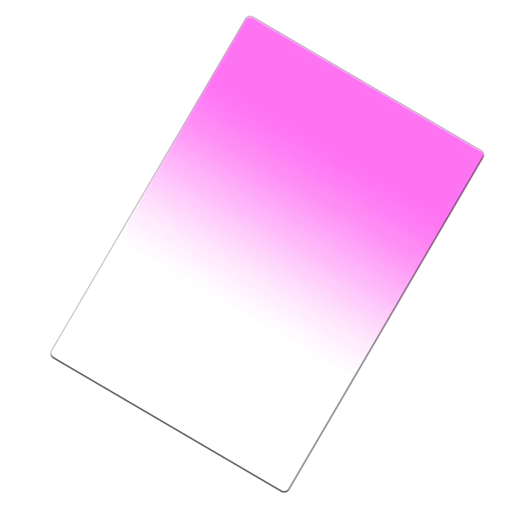 Pink 100x150mm Fil Zomei 150*100 мм Градуированный квадратный фильтр нейтральной плотности для DSLR камер - Цвет: Pink 100x150mm Fil
