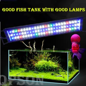

78LED 18W 55cm RGB Aquarium Light Full Spectrum Pet Lighting Fish Tank Plant Marine For 65-70CM Fish Tank