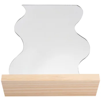 

1 Set Make Up Mirror Creative High Definition Desktop Makeup Mirror Vanity Mirror Irregular Dressing Mirror for Home Beauty Salo