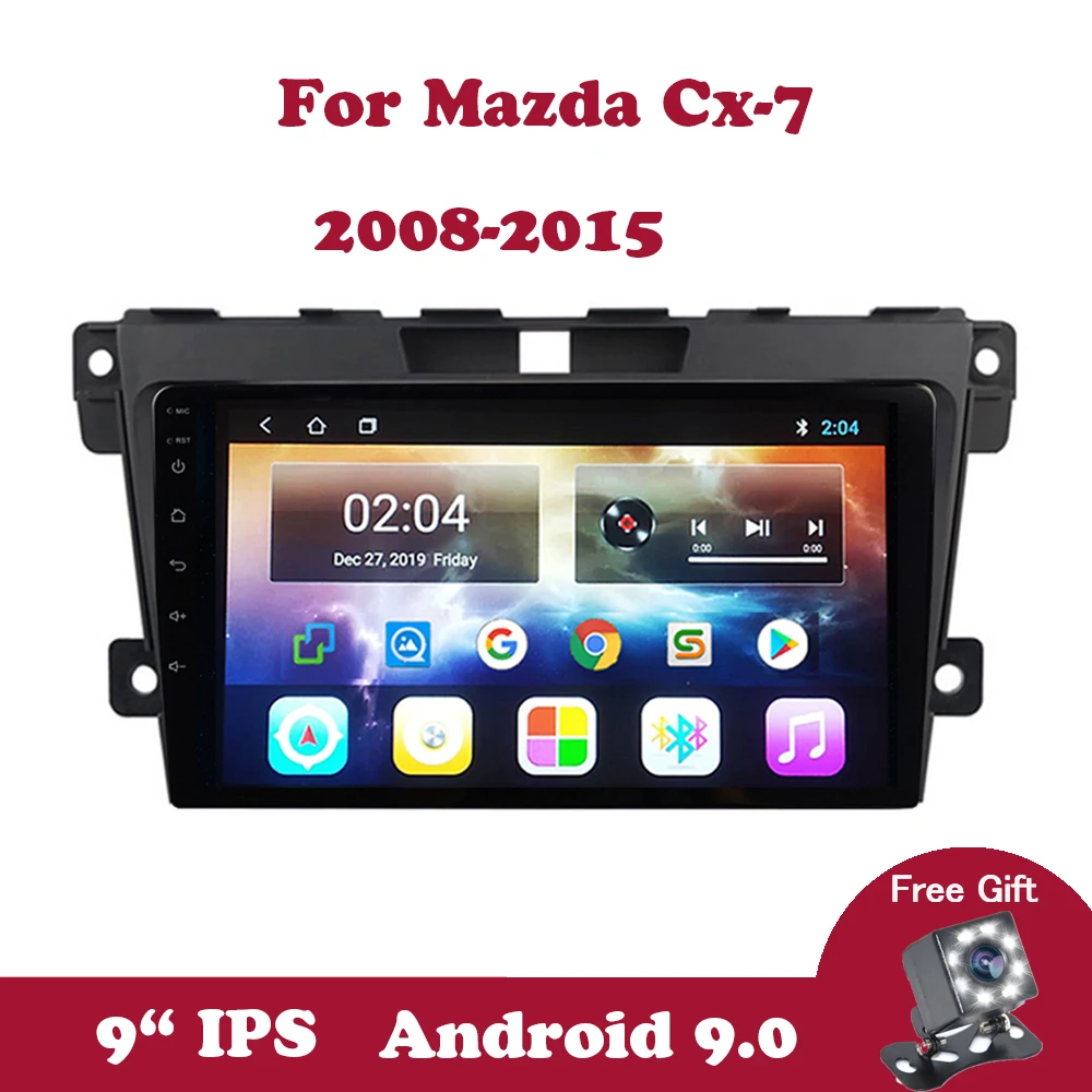 

Android 9.0 IPS GPS Multimedia Player Head Unit For Mazda Cx-7 Cx7 CX 7 Car multimedia DVD Player GPS Navigation Wifi USB Canbus