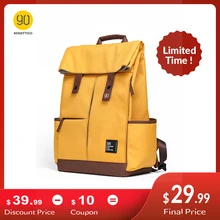 NINETYGO 90Fun Рюкзак Школьный Женский Мужской Для Ноутбука Школьная Сумка Большой Емкости Водонепроницаемый Унисекс Модный Повседневный Рюкзак...(China)