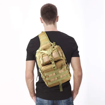 

Tactical Molle Backpack Portable Shoulder Bag Waterproof EDC Rucksack Bag Assault Pack Military Army Bag for Climbing Hiking