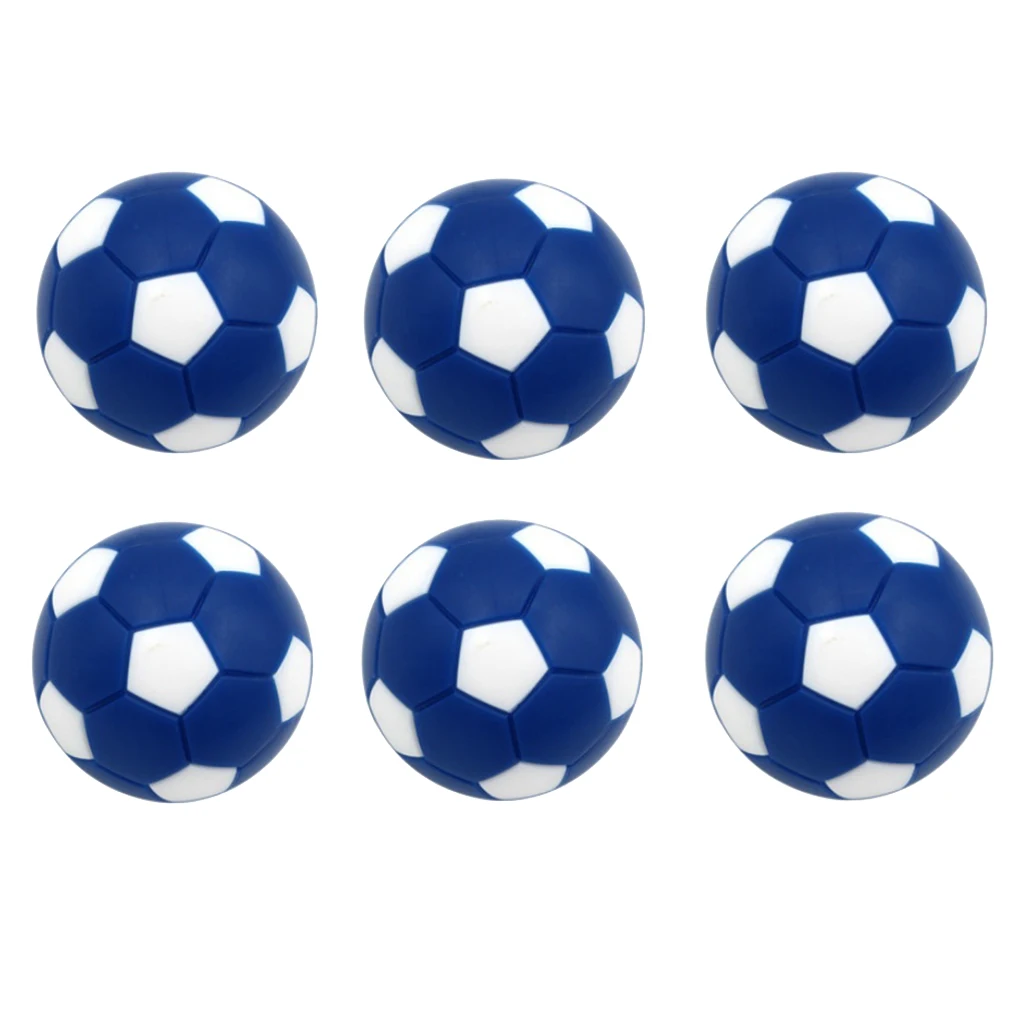 6pcs 32mm Table Soccer Football Foosball Balls Fussball Replacement