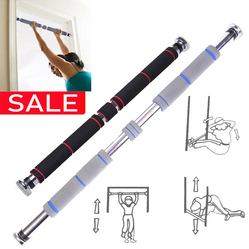 Door Horizontal Steel Adjustable Training Bars For Home Sport Bar Workout Pull Up Arm Training Bar Fitness Push Up Equipm AAA|Horizontal Bars| - AliExpress
