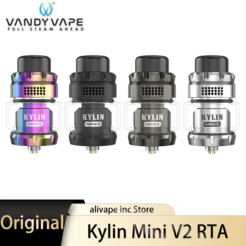 Оригинальный резервуар Vandy Vape Kylin Mini V2 RTA с готовой плавленой катушкой Clapton