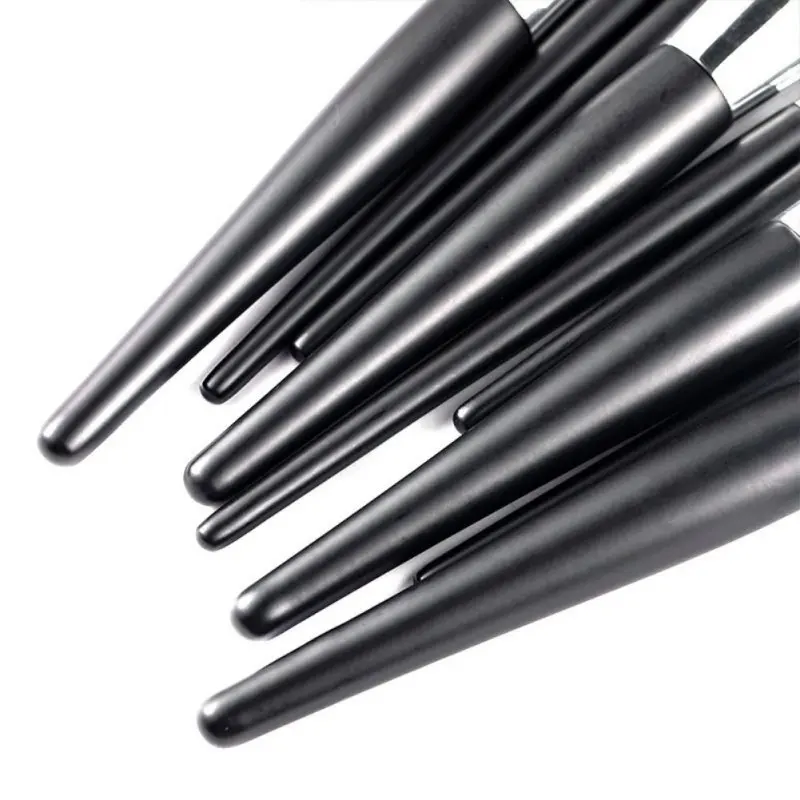 Simple 10pcs Wave Types Makeup Brush Set Loose Powder Brush Eyeshadow Brush Blush Brush Kit Professional Makeup Tools