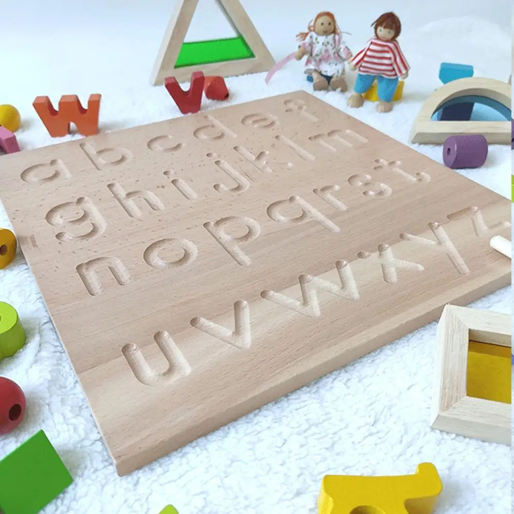 Trabalho em Casa Montessori Língua Brinquedos Inglês Capital Alfabeto Letras & 0-9 Digitals Placa Cognição Escrita Prática Preshool Brinquedo Mod. 341378 9 Computers & Electronics