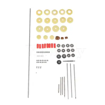 

Yibuy Flute Repair Mandrel Parts W/ Sound Hole Pads for 17 Holes Flute Repair