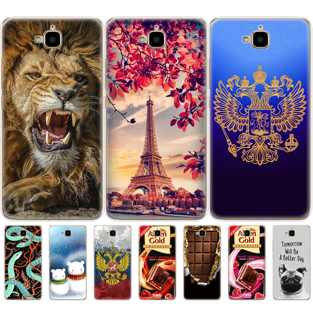 Чехол для Huawei Honor 4C Pro чехол с принтом Мягкая силиконовая задняя крышка из ТПУ
